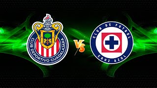 Chivas GuadalajaraVs Cruz Azul Mexico Liga MX Femenil goles partido de futbol En Vivo