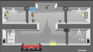 Portal Flash Version Walkthrough Levels 21 - 30