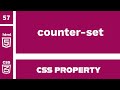 CSS Property : counter-set explained !