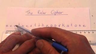 How To Create A Coded Message The Ruler Method Secret Code Step By Step Instructions