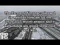 Farmers’ Almanac releases its 2024-2025 winter weather forecast for PNW