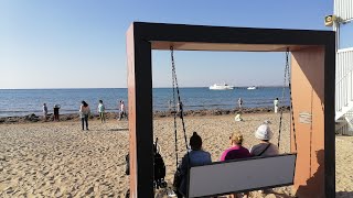 Анапа. Лаундж зона на Центральном пляже 🏖️