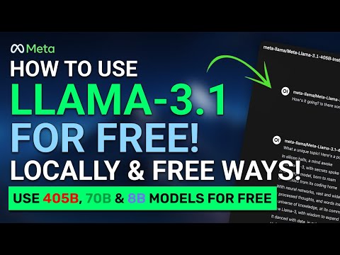 How to use Llama 3.1 405B AI model right now