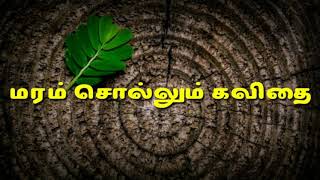 Tree kavithai || மரம் சொல்லும் கவிதை || Tamil kavithai || Save trees || save world ||