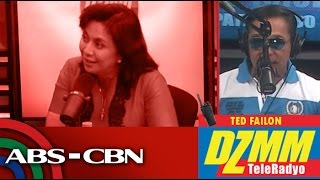 DZMM TeleRadyo: Robredo open to dinner meeting with Duterte