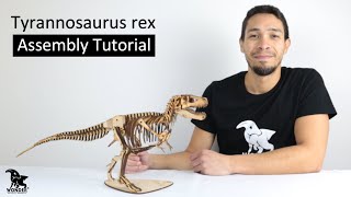 Tyrannosaurus rex 3D Wooden Model | Assembly Tutorial