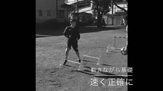 小学生向け　サッカーサーキットトレーニング(ボールあり)