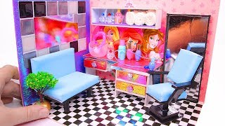 DIY Miniature Hair Salon and A miniature Shower craft