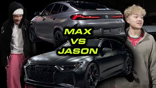 FAZE MAX'S X6M VS JASON'S RS7 🏁