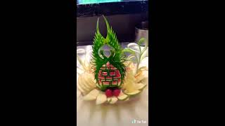 WOW~西瓜大變身🍉水果雕花