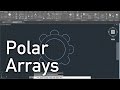 AUTOCAD - POLAR ARRAYS in Under a Minute