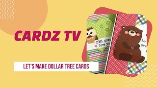 LET’S MAKE CARDS WITH DOLLAR TREE STICKERS!