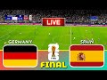 GERMANY vs SPAIN - FIFA World Cup 2026 FINAL || Live Football Match | PES 21