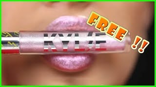 FREE Kylie Jenner's Brand "NEW" Lipstick Swatches!!!