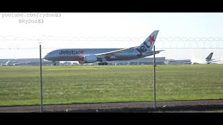 Jetstar 787 Dreamliners | Runway 34 Morning Departures at Melbourne | VH-VKA \u0026 VH-VKB |