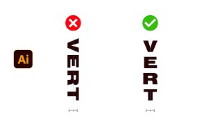 Type Vertical Text  in Illustrator | Vertical Type Tool Problem Solved | Illustrator 2025 Tip