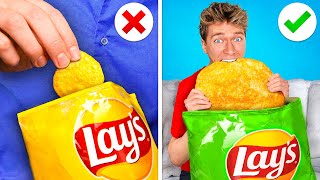 Most Shocking DIY Food Hacks To Prank Your Friends! 1000+ Satisfying Mini vs Giant Art Challenges
