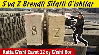 Pechati Bor Sifatli G'ishtlar🔥 | G'isht Narxlari | Гишт Нархларт