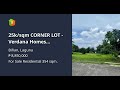 25k/sqm CORNER LOT - Verdana Homes Mamplasan