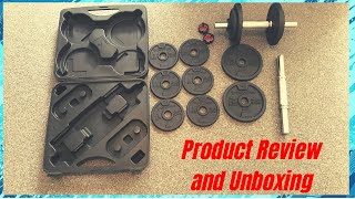 DOMYOS / DECATHLON WEIGHT TRAINING DUMBBELL KIT 20 KG – PRODUCT REVIEW / UNBOXING – WORTH IT?