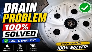 How To Fix Your Top Load Washing Machine Drain Problem At Home