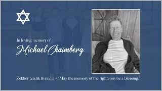 Michael Chaimberg - The Legend - Eulogy for our Father - Rabbi Speech