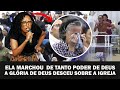 SULAMITA ALVES MARCHOU DE TANTO PODER DE DEUS, CANTOU PROFETIZOU, A GLÓRIA DESCEU NA IGREJA AD MAUA.