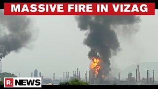 Andhra Pradesh: Massive Fire At HPCL Plant In Visakhapatnam, Workers Trapped Inside