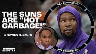 Stephen A. sounds off on the 'HOT GARBAGE' Suns 🔥🗑️ & previews Lakers vs. Celtics 🏀 | NBA Countdown