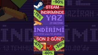 STEAM YAZ İNDİRİMLERİNİ KAÇIRMA! SON 2 GÜN! | İşte bazı oyunlar #shorts #game #indirim #sale