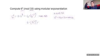 Modular Exponentiation Example