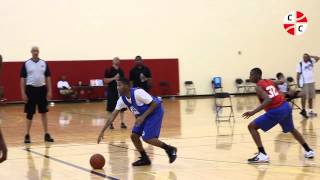 Super Soph Camp: Bakari Evelyn shakes defender with behind the back move