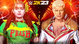 WWE 2K23 - Chuu VS Cody Rhodes