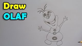 How to Draw Olaf step by step