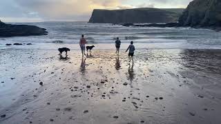 The Richardson New Years Dip Cullykhan beach 1st Jan 2021