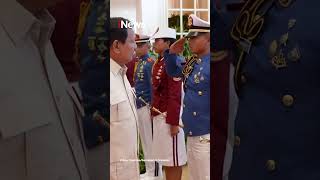 Taruna TNI-Polri Buat Langkah Prabowo Terhenti | #shorts