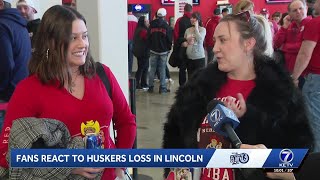 Nebraska volleyball fans react to loss