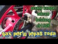 Cara ganti kampas cakram belakang cb150r