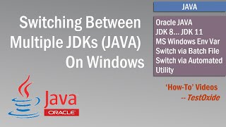 How to Switch Between Multiple JAVA Versions #SwitchJavaVersion #JDK #JRE