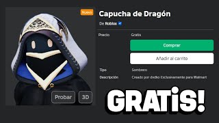 ¡RÁPIDO! RECLAMA CAPUCHA DRAGÓN GRATIS EN ROBLOX