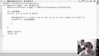 Objective C Programming Tutorial 14 Nested for Loops YouTube