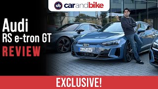 Audi RS e-tron GT Exclusive Review | Ultimate EV Firecracker! carandbike #SVP