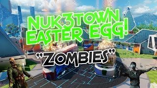 Call of Duty Black Ops 3 Nuketown Zombies Easter Egg Tutorial NUK3TOWN