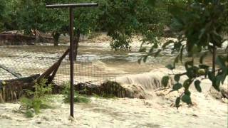 povodne Malá Čausa 15.8.2010-overflowing in little village Mala Causa