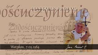 Habemus Papam [81]: Zadośćuczynienie