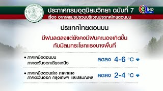 เตือนไทยตอนบนอากาศแปรปรวน ฝนตกก่อนหนาวอีกรอบ เหนือลดอีก 4-6 องศา