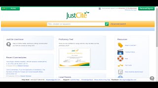 Using Westlaw, Justcite and LexisLibrary for your coursework