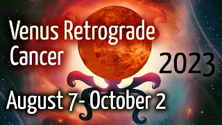 Venus retrograde transit in Cancer | For all Signs |August 7th- October 2| #vedicastrology #transit