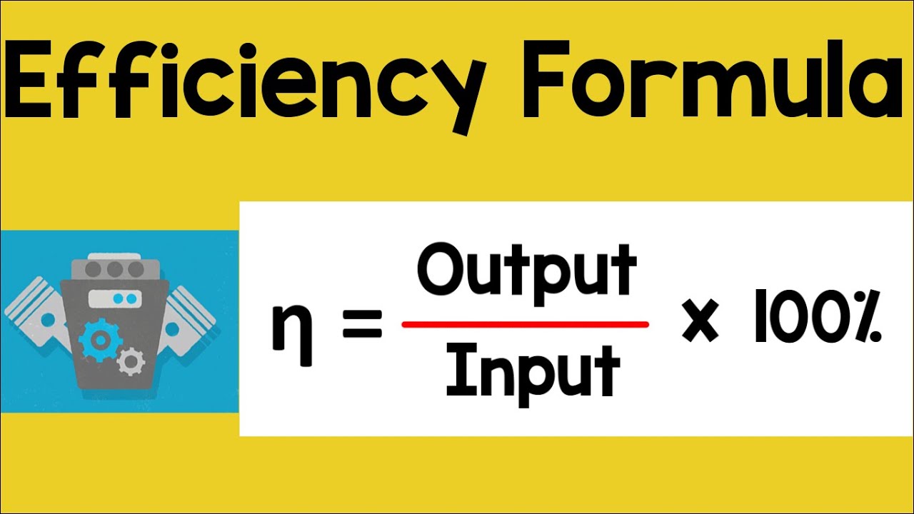 Work Efficiency Formula Efficiency Milesdown Anki R Mcat