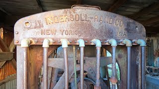 Amazing Early 1900's Ingersoll Rand Air Compressor and Miner's Workshed